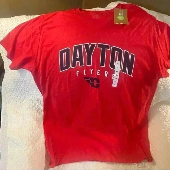 Red Dayton flyers men, short sleeve, extra large T-shirt - Picture 3 of 3